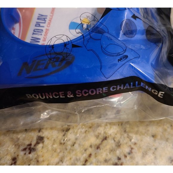 2023 McDonald’s for Nerf #3 Bounce Score Challenge NEW Set of 2 Happy Meal Toys - Picture 2 of 5